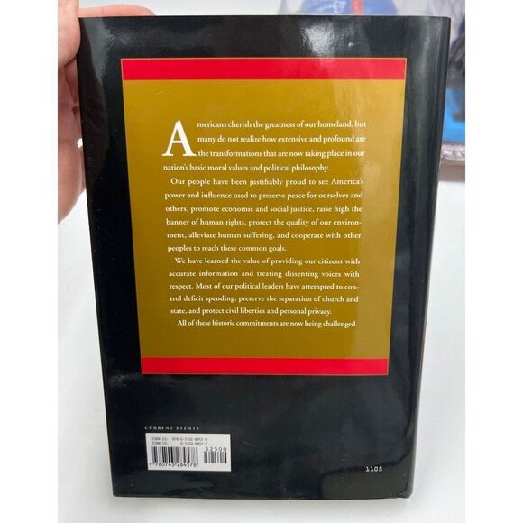 Jimmy Carter Signed Book Our Endangered Values Full Name Rare JSA COA - Picture 5 of 9